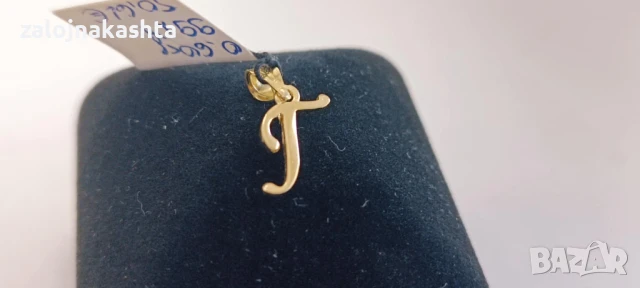 Нова Златна буква-Г-0,60гр/14кр, снимка 2 - Колиета, медальони, синджири - 51331416