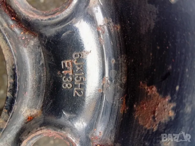 Метални джанти 6Jx15h2 ET 38, снимка 7 - Гуми и джанти - 49512120