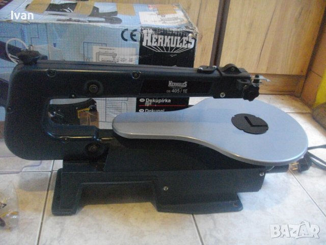 Нов Немски Профи Контурен Трион-Пълен Комплект-HERKULES DS405/1E-120W-127 mm, снимка 14 - Други инструменти - 40143764