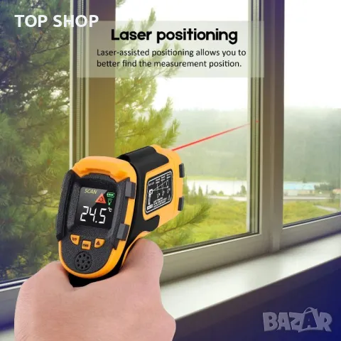 Инфрачервен лазерен термометър 600 градуса SOVARCATE HS960D, снимка 6 - Друга електроника - 49146210