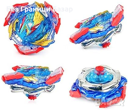 Нова детска играчка Въртящи Се Върхове за Битки с Двупосочен Стартер, снимка 4 - Други - 44584039