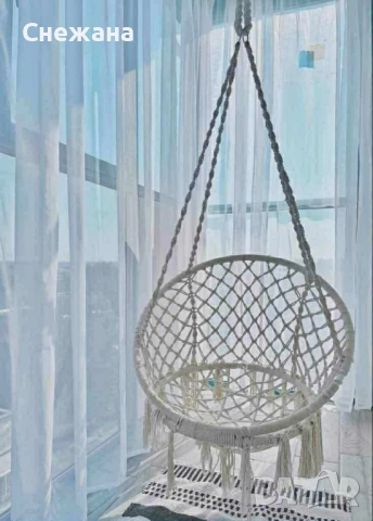 Нова Висяща градинска люлка, снимка 4 - Градински мебели, декорация  - 53883155