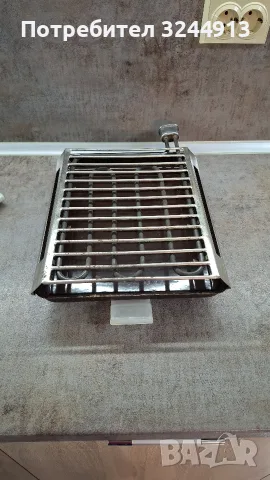 Ретро българска електрическа скара от соца с кабел – 1600W, снимка 2 - Скари - 56216316