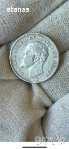 1лв 1894, снимка 2 - Нумизматика и бонистика - 53156614