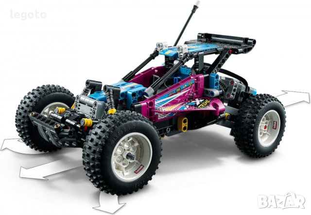 НОВО ЛЕГО 42124 Техник-Офроуд Бъги  LEGO 42124 TECHNIK Off-Road Buggy 42124, снимка 4 - Конструктори - 31598045