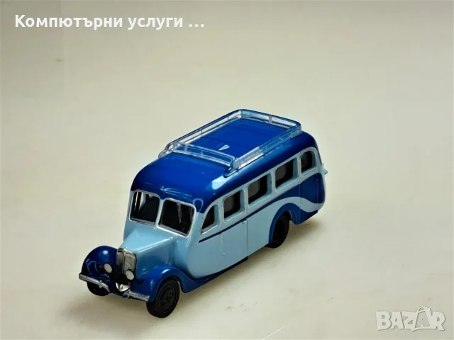 CITROEN U23 Autocar автобус 1947 - мащаб 1:87 на Norev моделът е нов в кутия