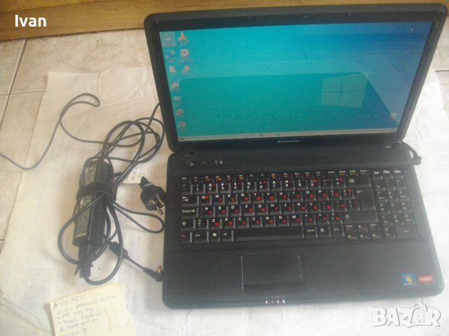 15,6" Lenovo G555-Отличен Лаптоп-AMD Dual Core M320-RAM 4GB-HD 320GB-Win 10-БГ Клавиатура-Леново, снимка 16 - Лаптопи за дома - 44342940