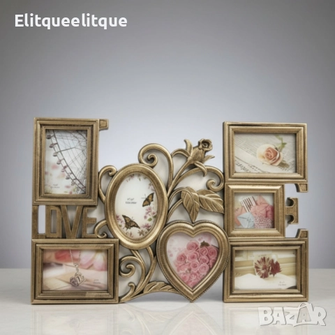 Любовна Феерия – декоративна фоторамка за 7 снимки