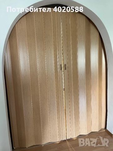 Сгъваеми врати хармоника, PVC дъб