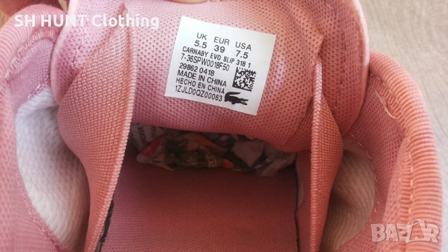 LACOSTE CARNABY EVO SLIP Womens Shoes Размер EUR 39 / UK 5,5 дамски обувки 330-14-S, снимка 17 - Маратонки - 52639385