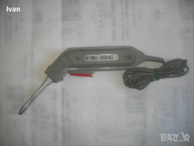 ЕЛЕКТРИЧЕСКА ЛЕПАЧКА ЗА ПЛАСТМАСА НЕМСКА СТАРО КАЧЕСТВО 60W ОТЛИЧНА ДВОЙНА ЧОВКА ENGEL LOTER, снимка 5 - Други инструменти - 48603806