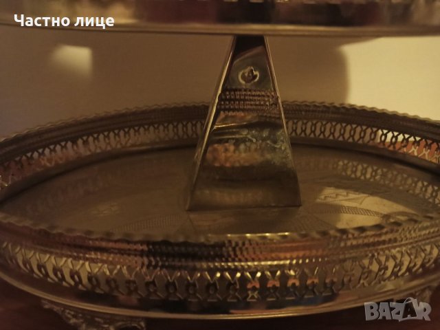Триетажен поднос, снимка 5 - Прибори за хранене, готвене и сервиране - 36478236