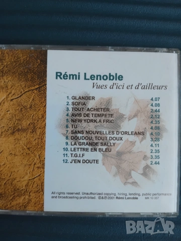 Remi Lenoble оригинален диск музика, снимка 2 - CD дискове - 54091754