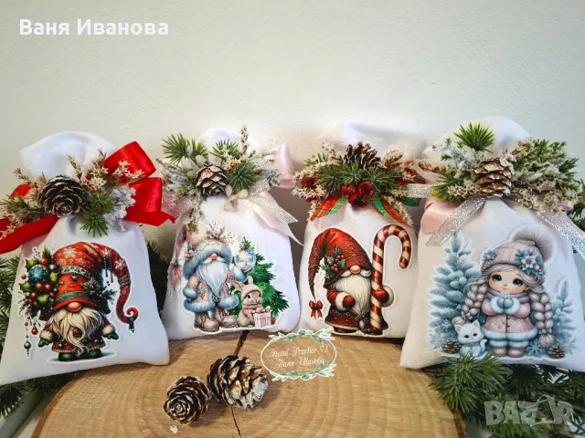 Коледна торбичка, снимка 5 - Коледни подаръци - 47948394