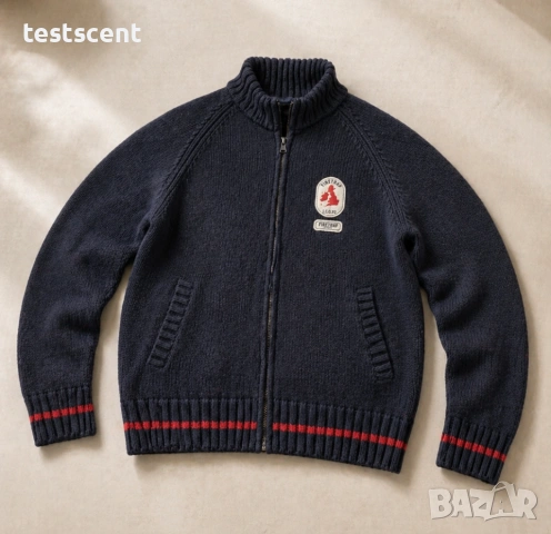 мъжка плетена жилетка Firetrap Zip Up Cardigan Size XL кардиган Vintage 