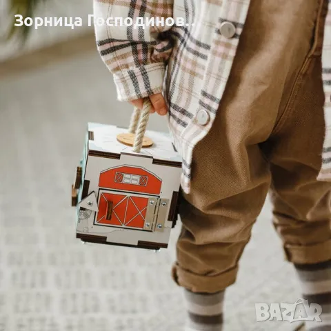 Продавам занимателно кубче за бебета Busy Cube Mini, Boobo Toys, снимка 6 - Образователни игри - 49143767