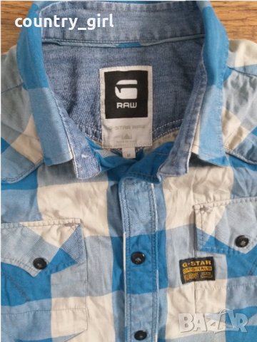 g-star stockton piping tetris shirt - страхотна мъжка риза, снимка 2 - Ризи - 29257791