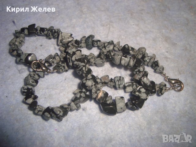 ДВЕ АРТ ГРИВНИ от НАТУРАЛНИ ПОЛСКЪПОЦЕННИ КАМЪНИ 2340, снимка 4 - Гривни - 37026725