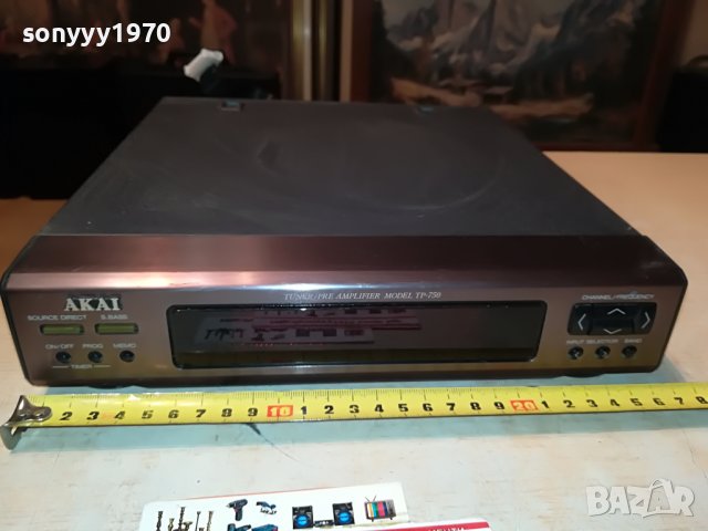 AKAI TP-750 TUNER/PREAMPLIFIER-ВНОС GERMANY 3110221008, снимка 9 - Ресийвъри, усилватели, смесителни пултове - 38507368