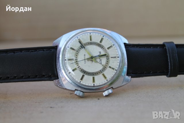 СССР мъжки часовник ''Полет'' ''Звънец'', снимка 9 - Мъжки - 42462117