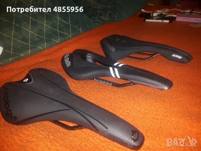 Седалката във ляво се продава 40 евро, снимка 2 - Части за велосипеди - 56223980