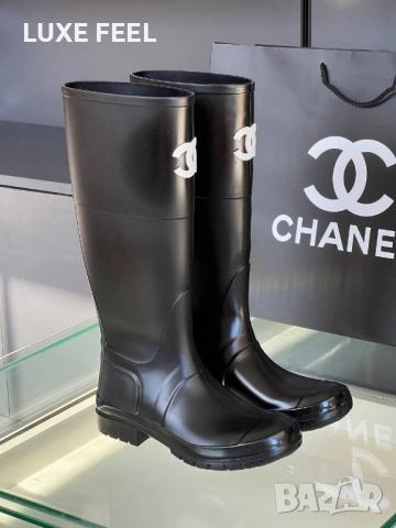 Дамски Ботуши - Гумени ⚜️ Chanel , снимка 13 - Дамски ботуши - 52482620