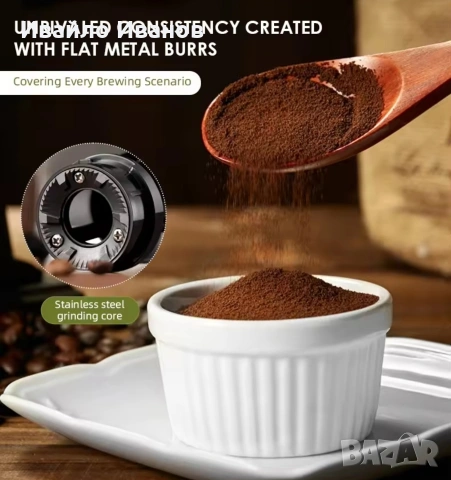 Електрическа кафемелачка Wancle, снимка 7 - Кафемашини - 54089836