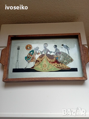 много стар поднос, снимка 9 - Антикварни и старинни предмети - 53887805