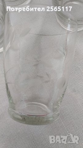 Ръчно гравирани стъклени чàши за ракия, снимка 2 - Чаши - 31713814