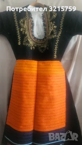 19 век Автентична носия , златна сърма, снимка 2 - Антикварни и старинни предмети - 50348871