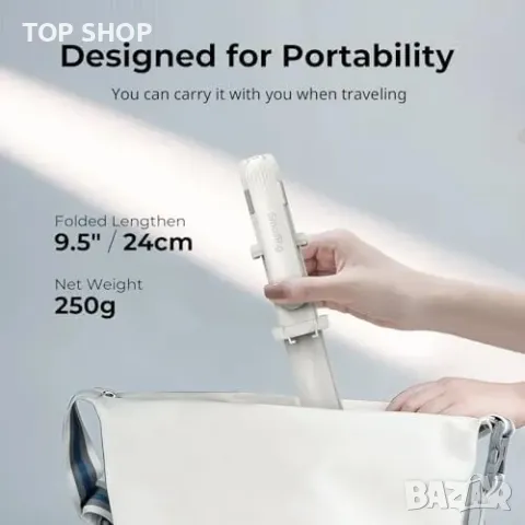 Нов Селфи стик и статив за телефон 51", завъртане на 360°, дистанционно, снимка 9 - Чанти, стативи, аксесоари - 49520550