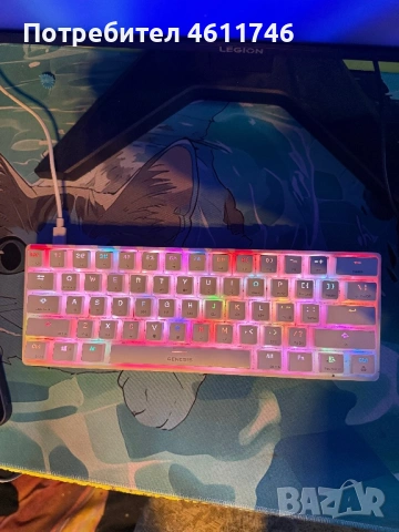 Genesis mini full black, снимка 3 - Клавиатури и мишки - 53922150