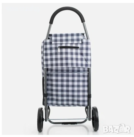Пазарска количка с колелца, сгъваема, Каре, снимка 3 - Други - 39360194