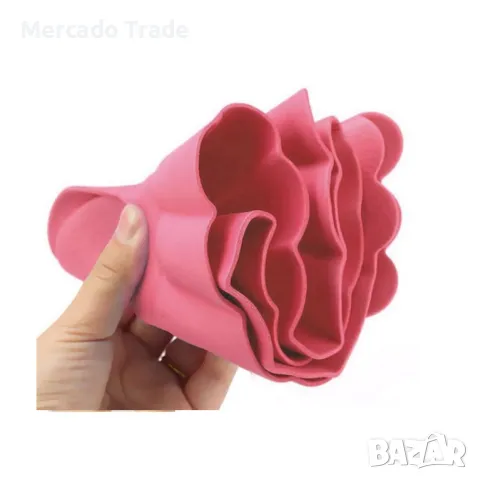 Регулируем протектор за къпане с уши за деца Mercado Trade, Розов, снимка 4 - Хигиенни препарати - 49708427