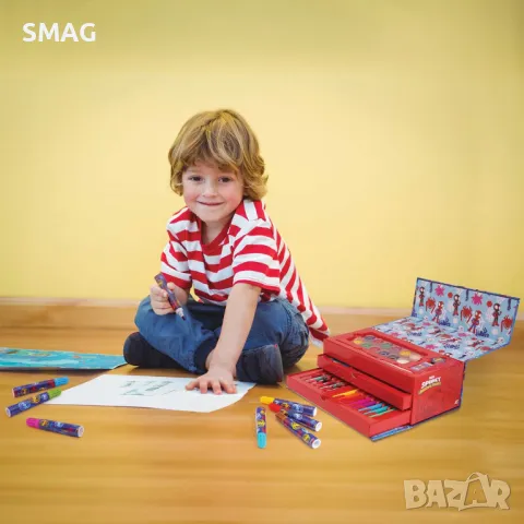 Комплект за рисуване хартиен куфар Marvel Spidey Спайдермен S_1251811, снимка 2 - Рисуване и оцветяване - 49257795