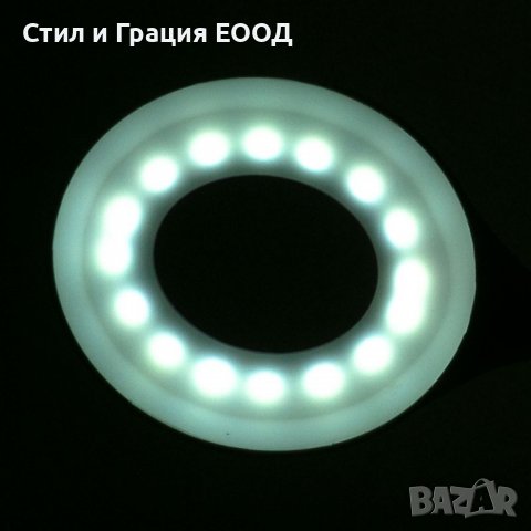 	Лампа LED Ring Shake - настолна - бяла - променлив цвят на светлината, снимка 5 - Козметични уреди - 38062658