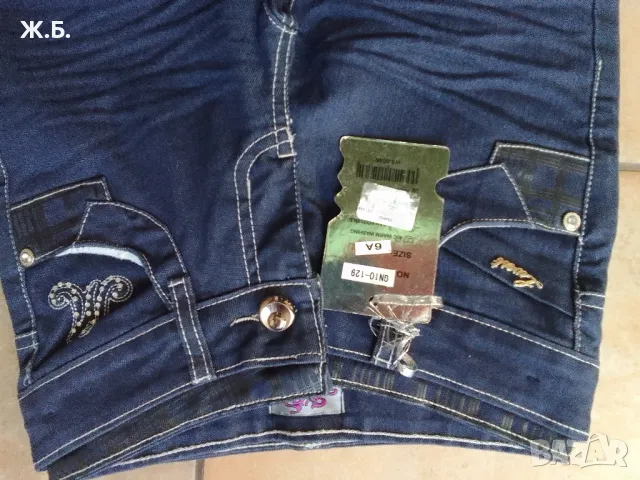 Детски дънки за момиче , снимка 2 - Детски панталони и дънки - 50370102