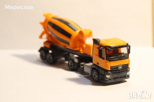 HERPA H0 1/87 MERCEDES ANTOS МИКСЕР БЕТОНОВОЗ МОДЕЛ КАМИОН, снимка 5 - Колекции - 53128983