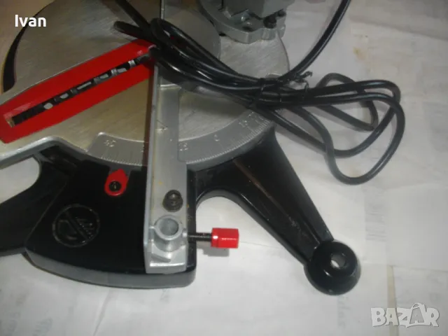 НОВА ОЛЕКОТЕНА НЕМСКА ПРОФЕСИОНАЛНА ПЕНДУЛА ПОВДИГАЩ ЦИРКУЛЯР MEISTER 1200 ВАТА ф210мм 2014г., снимка 8 - Други инструменти - 48708085