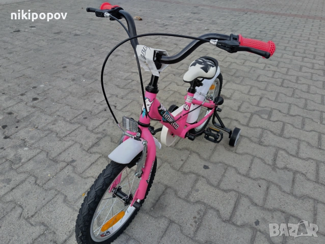 BG Детски велосипед 16" HAMATO розов, снимка 6 - Велосипеди - 54334162