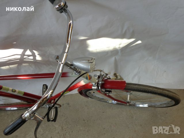 Ретро велосипед марка Балкан 28 " произведен през 1974 година в Н. Р. България  гр. Ловеч ВМЗ, снимка 18 - Велосипеди - 38604670