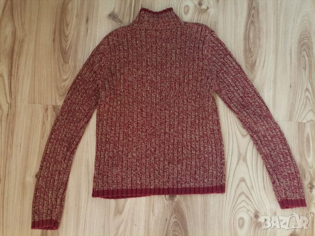 Дамски пуловер TOM TAYLOR, оригинал, size XS, 100% памук, мн. топъл, мн. запазен, отлично състояние, снимка 4 - Блузи с дълъг ръкав и пуловери - 35083294