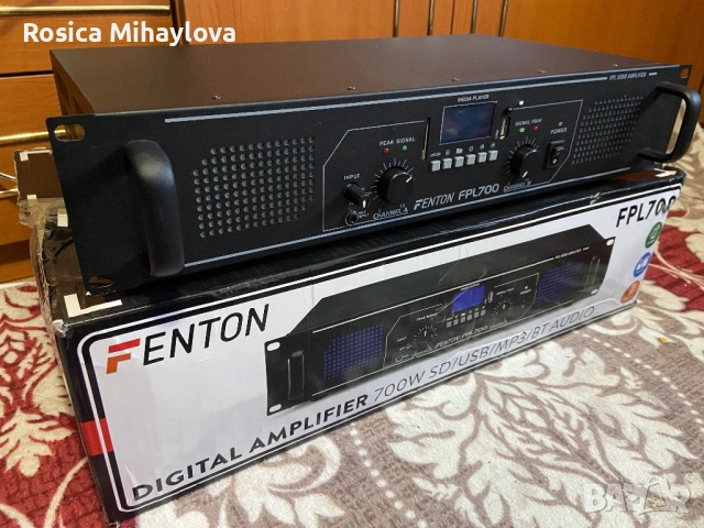 Усилвател FENTON 700 вата със BT и USB, снимка 2 - Ресийвъри, усилватели, смесителни пултове - 53052152