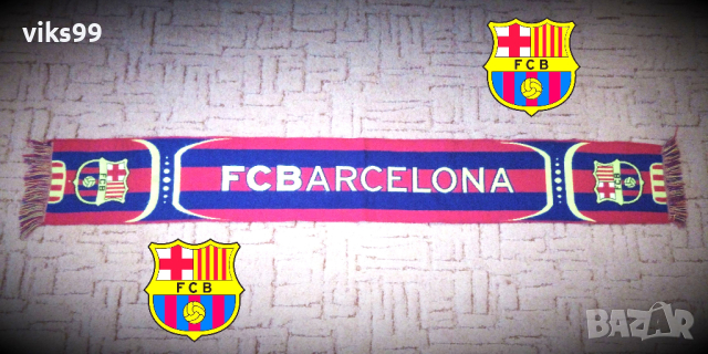 Оригинален шал на ФК Барселона, снимка 1 - Фен артикули - 36578689