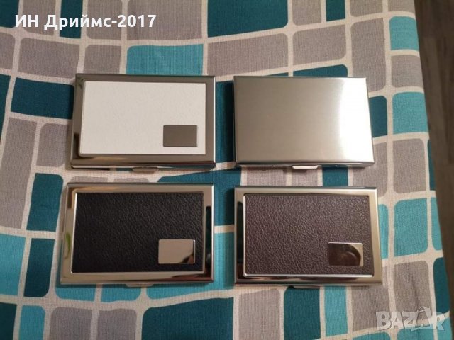 Метален портфейл ПРОТЕКТОР със защита за безконтактни дебитни и кредитни карти , снимка 13 - Портфейли, портмонета - 34335256