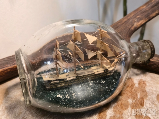 Кораб в Ботилка , снимка 6 - Антикварни и старинни предмети - 51973983