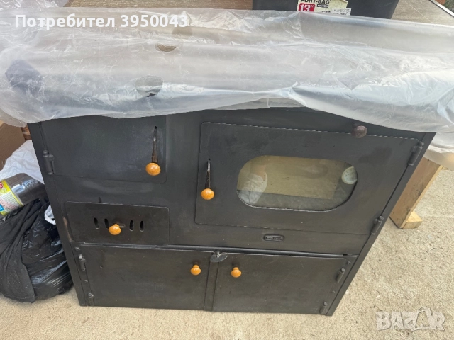 Печка с водна риза + помпа и чисто нов юпиес към нея 