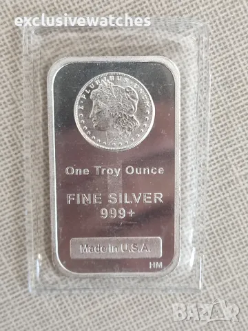 1 тройунция Morgan Dollar 999 чисто сребро, снимка 3 - Нумизматика и бонистика - 47676496