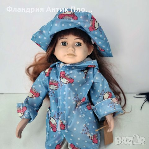 Порцеланова кукла с дълга червена коса, снимка 3 - Колекции - 25359805