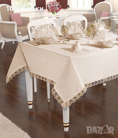 Комплект за Маса 26части за 12Човека Дантела и Перли , снимка 1